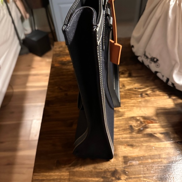 MCM canvas/ leather trim tote bag - Picture 5 of 8